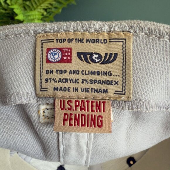 West Virginia University WVU Mountaineers Baseball Hat One Fit Top Of World Gray - Picture 7 of 8